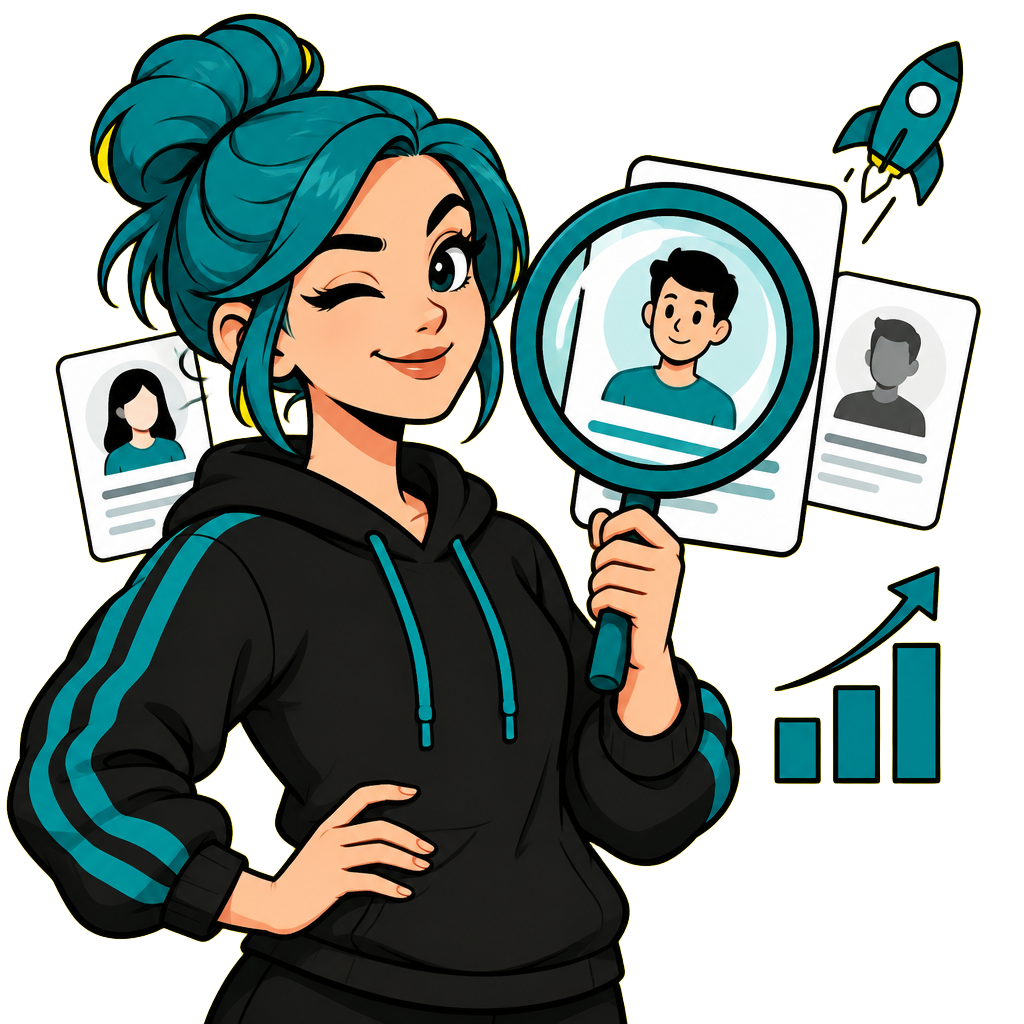 HuntWave recruiter spotting top candidates
